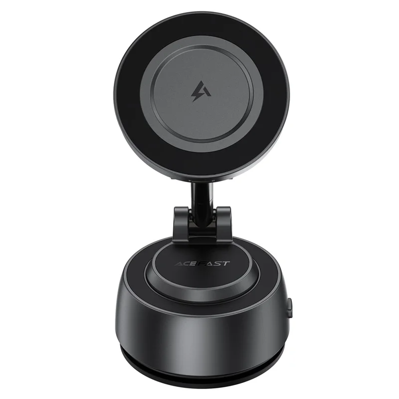 ACEFAST E53 Caricabatterie Magnetico Wireless per Auto 15 W con Supporto a Ventosa Elettrica - Grigio Metallizzato