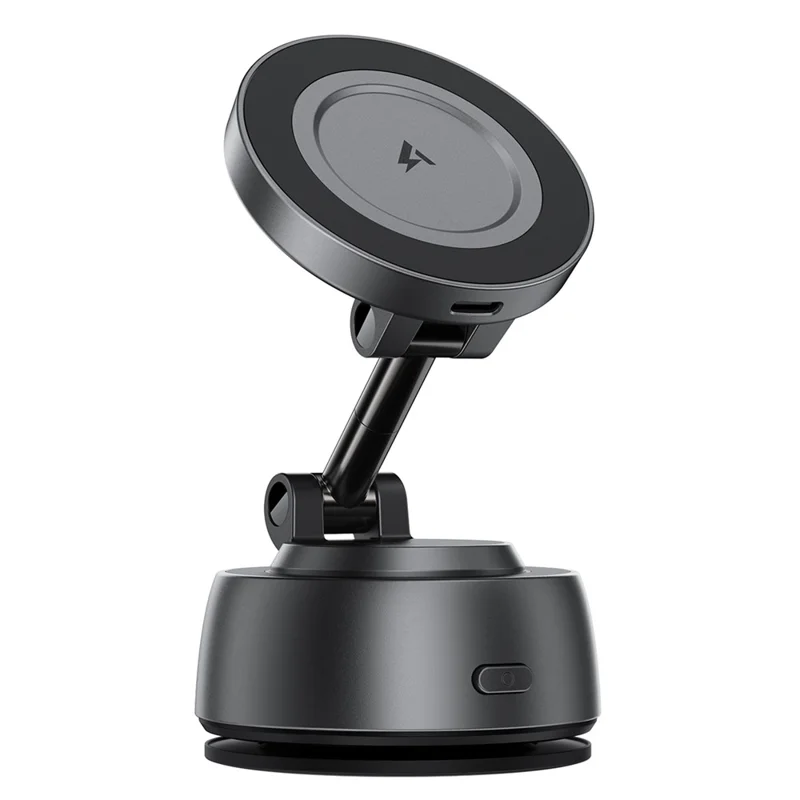 ACEFAST E53 Caricabatterie Magnetico Wireless per Auto 15 W con Supporto a Ventosa Elettrica - Grigio Metallizzato