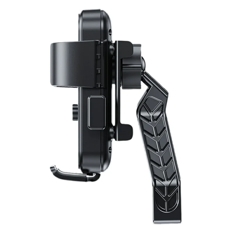 X18 15W Wireless Charging Phone Mount Waterproof 360-Degree Rotation for Electric Motorcycles - Black