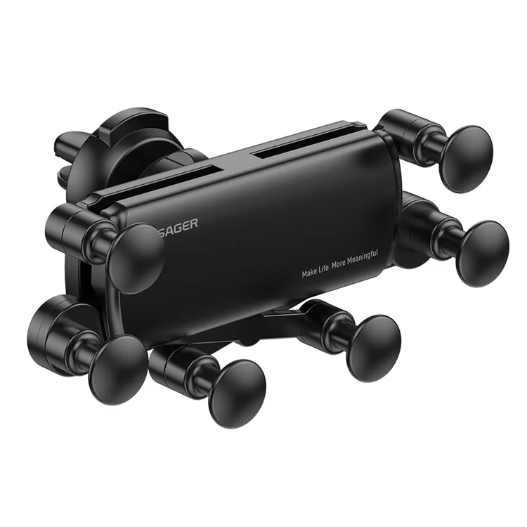 Suporte de Telefone para Carro ESSAGER TURUI Series, Suporte de Ar Gravidade 360-graus, Compatível com Celulares de 4.7-6.7 polegadas