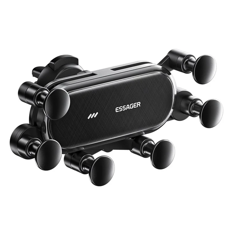 Essager Weichi Series Car Gravity Phone Mount Air Вентилятор Держатель Телефона с 360-градусным Вращающимся Мячом Для Мобильных Телефонов 4,7-6,7 Дюйма