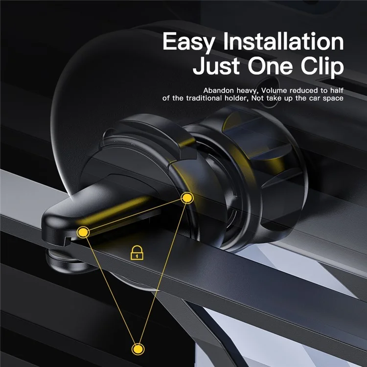 Essager Weichi Series Car Gravity Phone Mount Air Вентилятор Держатель Телефона с 360-градусным Вращающимся Мячом Для Мобильных Телефонов 4,7-6,7 Дюйма