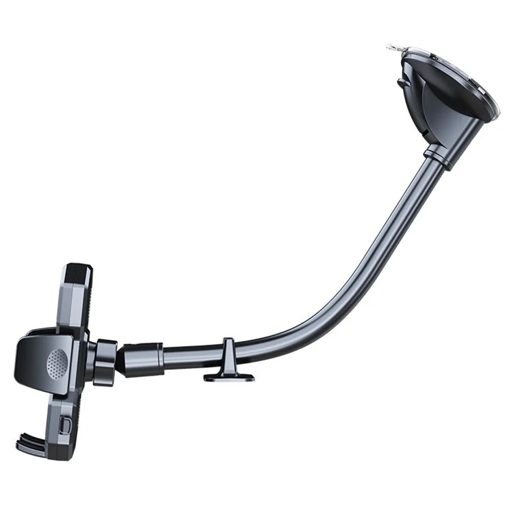 A192+X35 Car Dashboard Windshield Mount Phone Holder Suction Cup Flexible Long Rod Rotatable Bracket