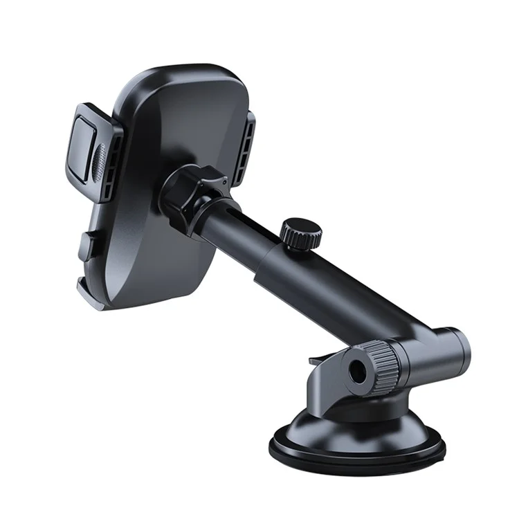 Car Dashboard Windshield Suction Cup Mount Phone Holder Telescopic Arm 360 Degrees Rotating Bracket