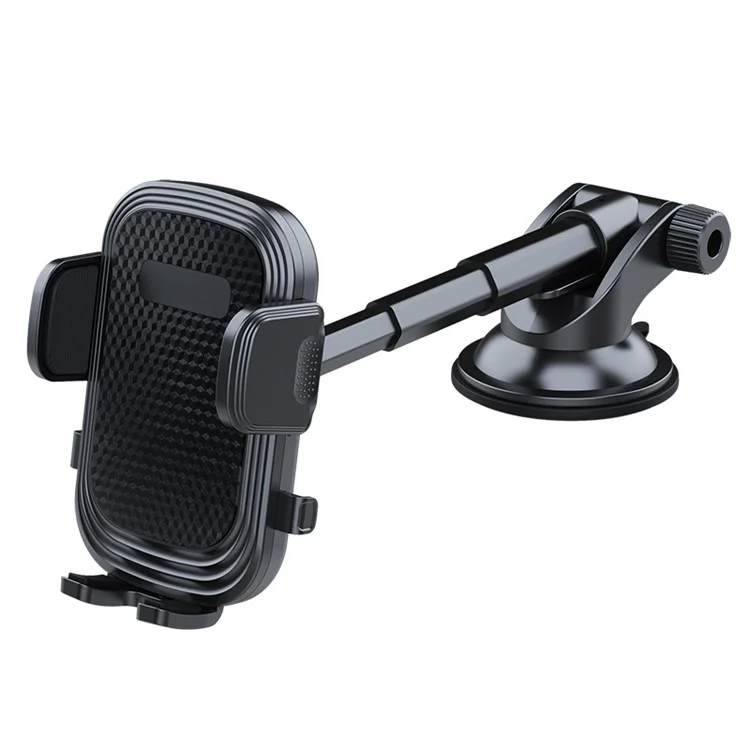 Adjustable Car Phone Holder Rotation Mobile Phone Clamp Mount for Dashboard Windshield