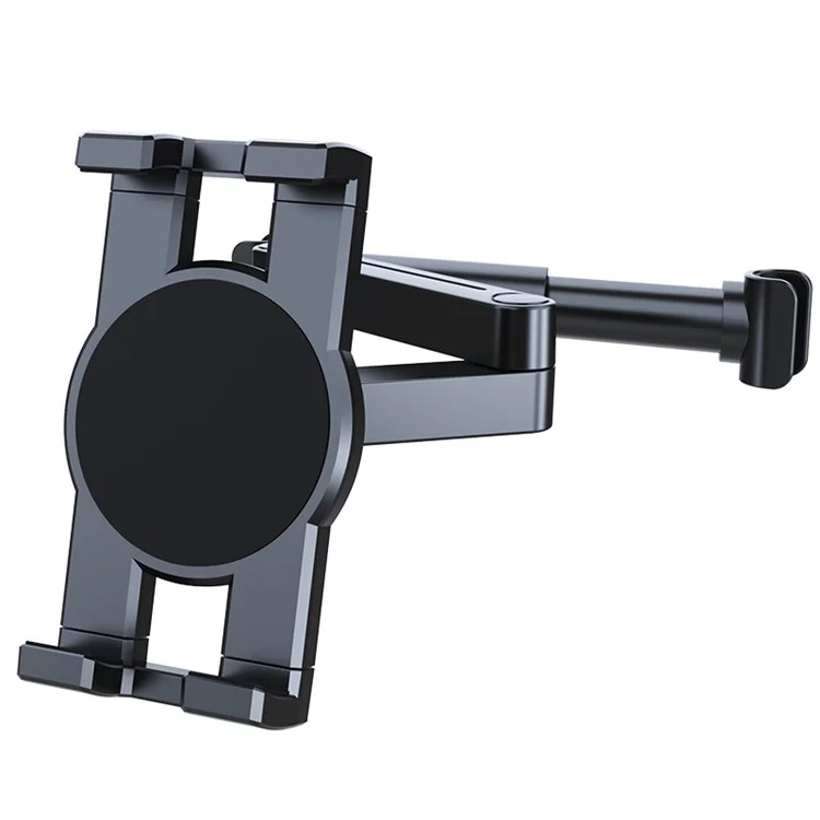 A081+X159 Foldable Car Mobile Phone Tablet Holder Adjustable Back Seat Headrest Mount Bracket