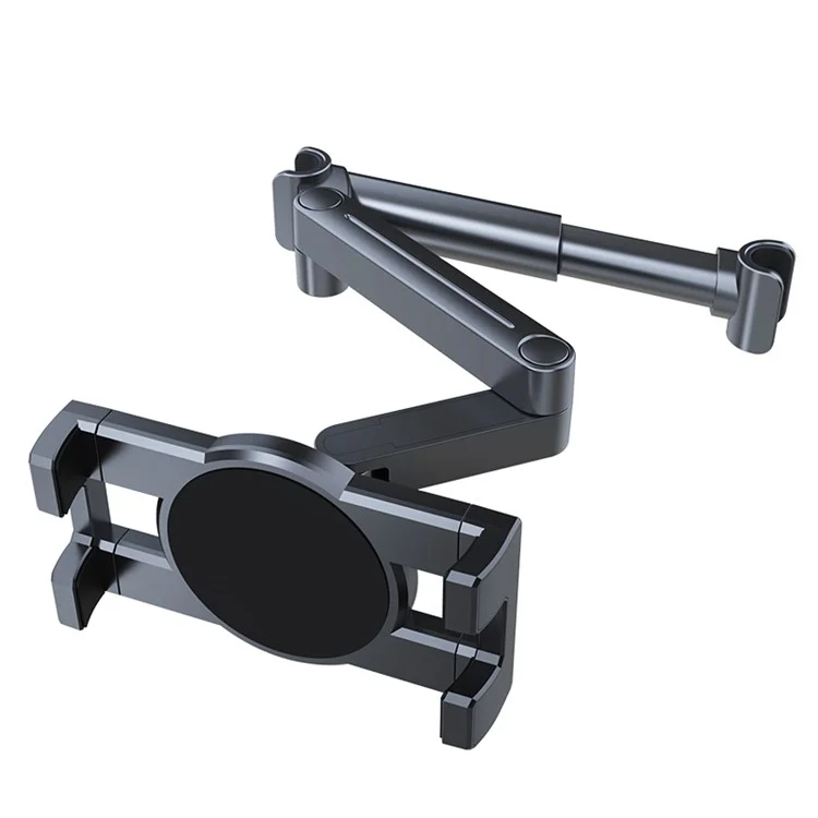 A081+X159 Foldable Car Mobile Phone Tablet Holder Adjustable Back Seat Headrest Mount Bracket