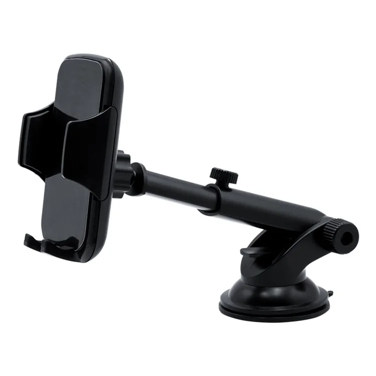 A51+X33 Car Dashboard Windshield Suction Cup Mount Rotatable Phone Holder Stand Telescopic Arm Bracket