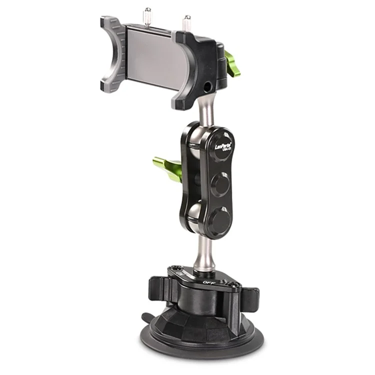 LANPARTE UBA-1 Support de téléphone rotatif universel Trépied de voyage Ventouse Cellule Photographie Bracket