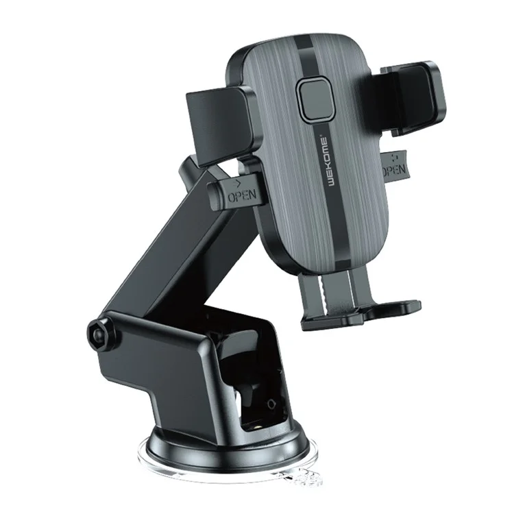 Clip voiture WEKOME S55 à forte aspiration Titulaire de téléphone cellulaire universel Clip de téléphone portable Stabilisateur anti-vibrations Pince de téléphone