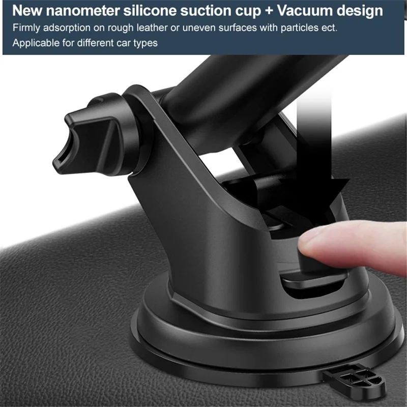 IMAK C5-X4 Telescopic Rod Magnetic Car Holder Suction Cup Base Cellphone Bracket