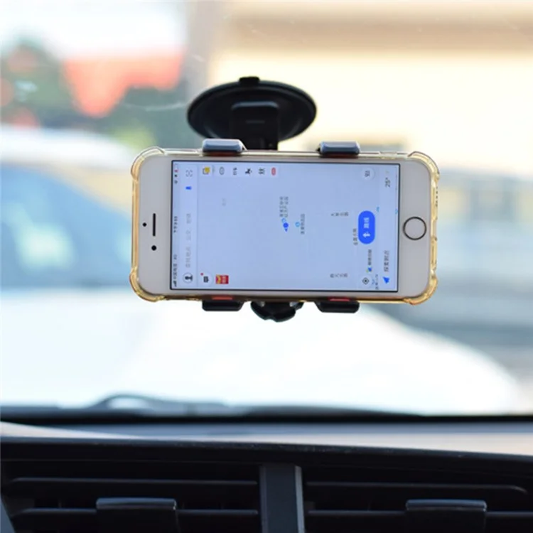 W011 Car Smartphone Bracket Bendable Arm Windshield Dashboard Sucker Mount Cell Phone Holder - Style A