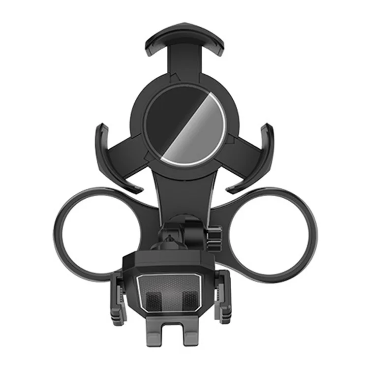 Car Cup Halter Telefon Clip Expander Multifunktional Kaffeetränk Instant Nudelhalter Tablett Einstellbare Rotationstasse Cupeholder - Grau