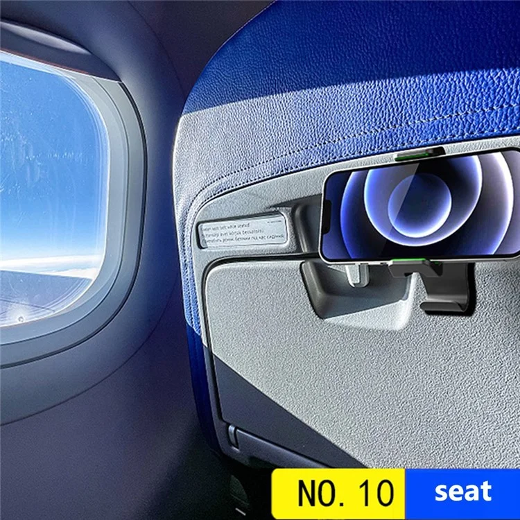 Multifunction Cellphone Holder 360° Rotatable Bracket for Car Back Seat Sun Visor Kitchen Suitcase - Green