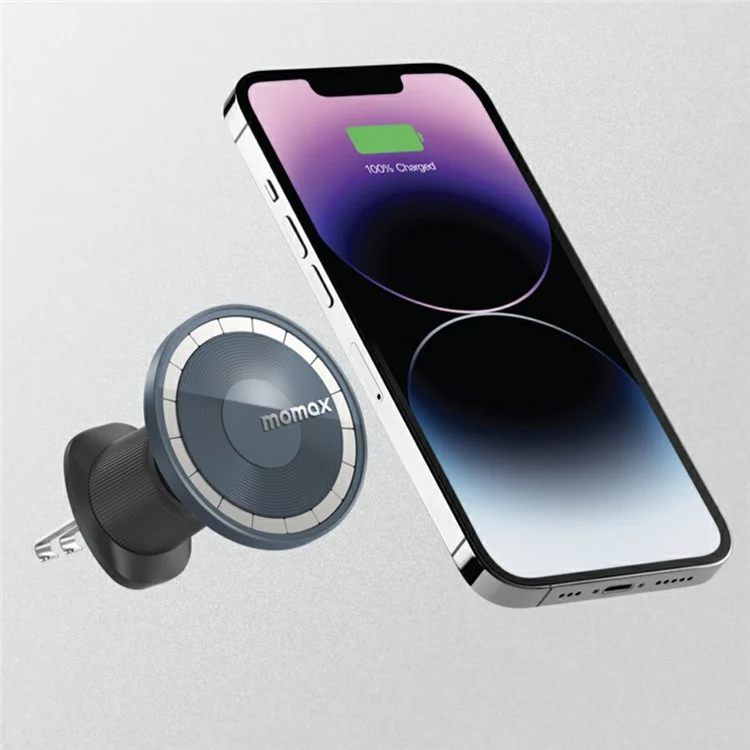 MOMAX Move CM22 Transparent Magnetic Phone Halter Universal Car Air Entlüftung Telefon Für Iphone 12-14 Serie
