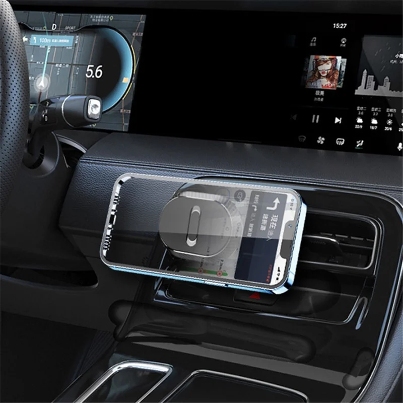 ZOS-B076 Magnetic Car Phone Mount Vehicle Air Vent Phone Holder 360-Degree Rotating Magnetic Stand