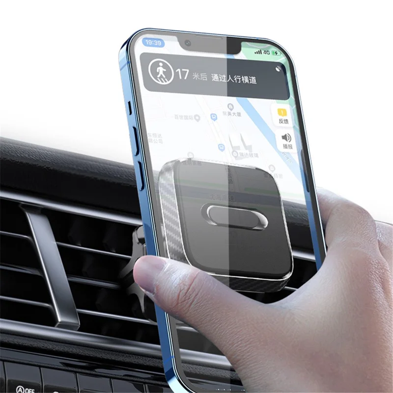 ZOS-B077 Magnetic Car Phone Mount Vehicle Air Vent Phone Holder 360-Degree Rotating Square Magnetic Stand