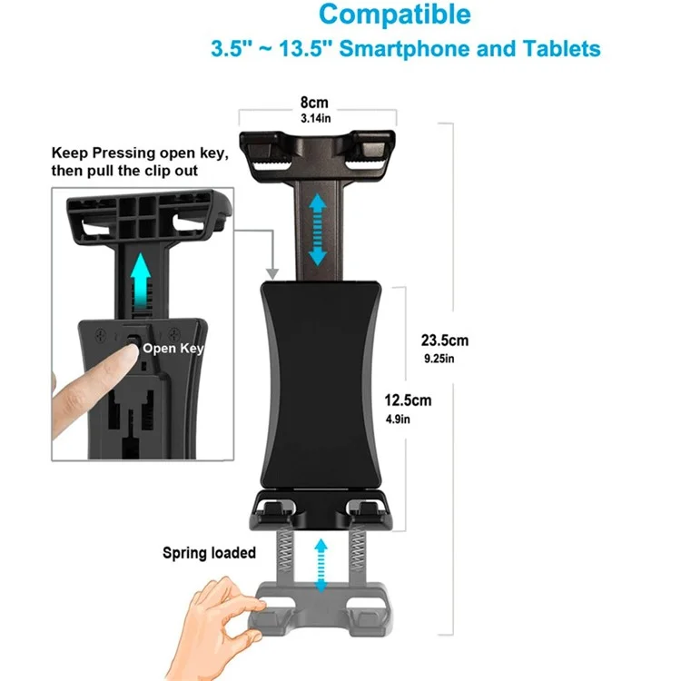 Montage de téléphone portable pour voiture X88 avec fente pour CD multifonctionnel, support universel pour téléphone portable et tablette