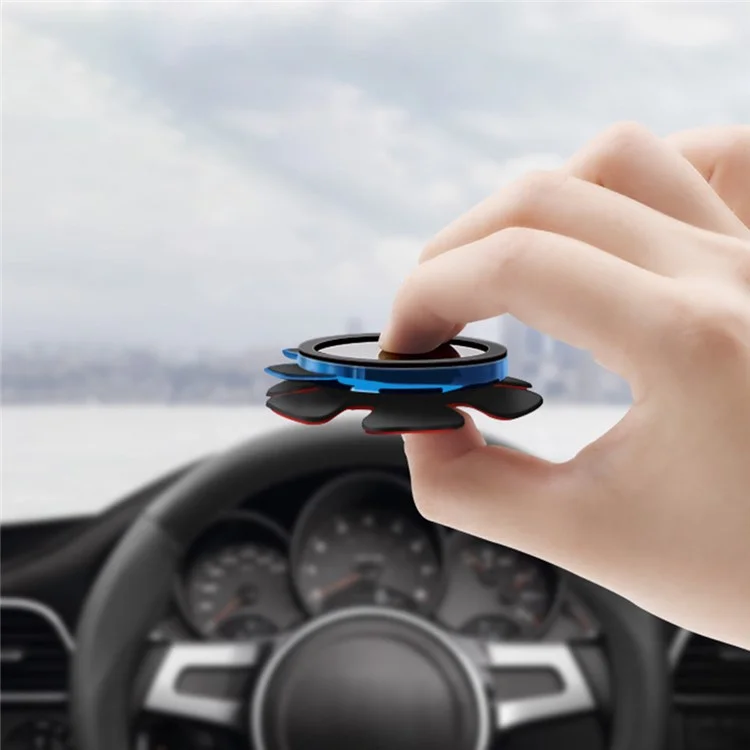 Magnetic Car Mount Universal Steering Wheel Car Phone Holder Cute Cat 360-degree Adjustable Dashboard Car Mount - Red
