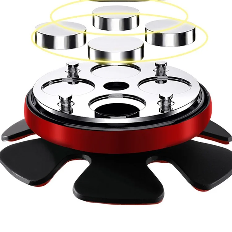 Magnetic Car Mount Universal Steering Wheel Car Phone Holder Cute Cat 360-degree Adjustable Dashboard Car Mount - Red