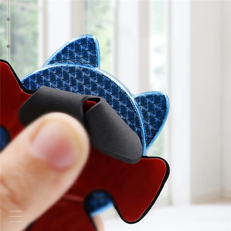 Magnetic Car Mount Universal Steering Wheel Car Phone Holder Cute Cat 360-degree Adjustable Dashboard Car Mount - Red