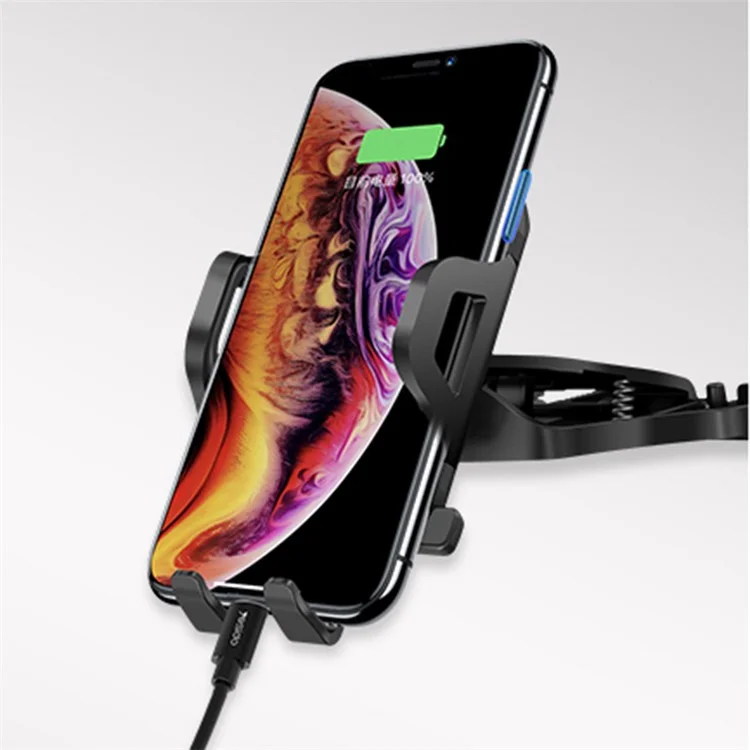 YESIDO C84 Car CD Slot Mobile Phone Holder 360 Degrees Rotating Cellphone Bracket
