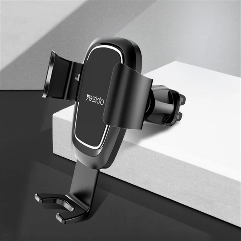 YESIDO C71 Car Phone Holder Rotatable Vehicle Air Outlet Mount Cellphone Stand Bracket