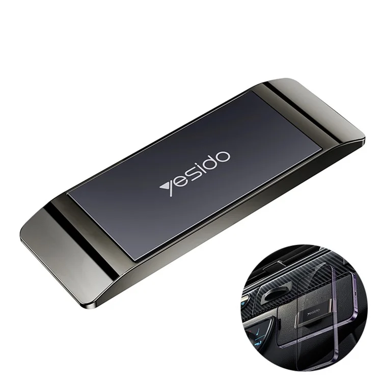 YESIDO C151 Magnetic Car Phone Holder Stand Adhesive Zinc Alloy Cellphone Bracket