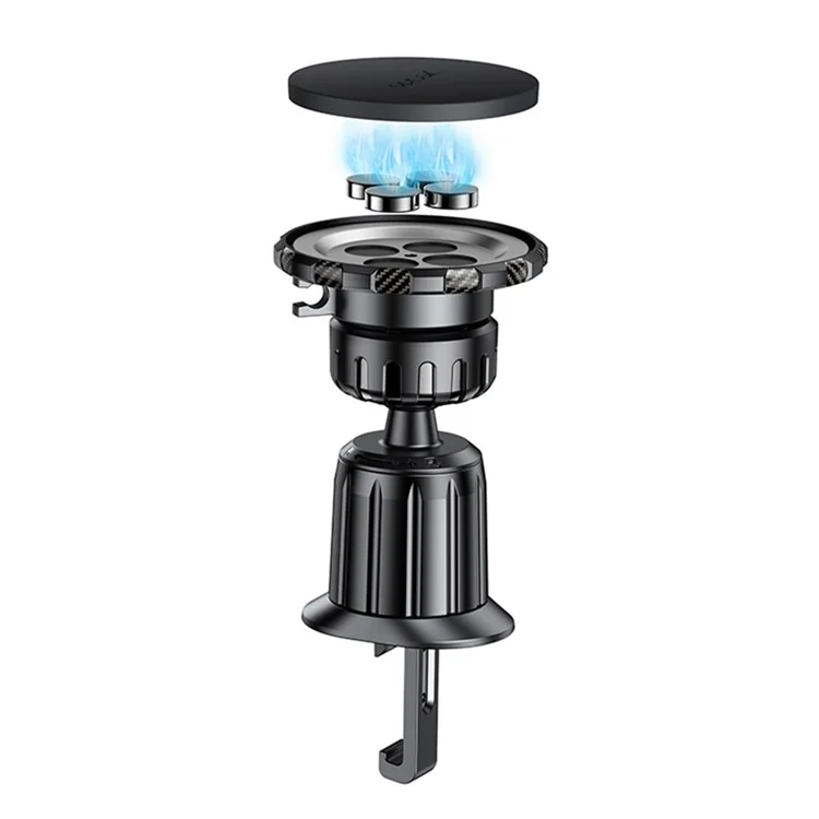 YESIDO C154 Car Air Vent Mount Magnetic Phone Holder 360 Degrees Rotating Cellphone Stand