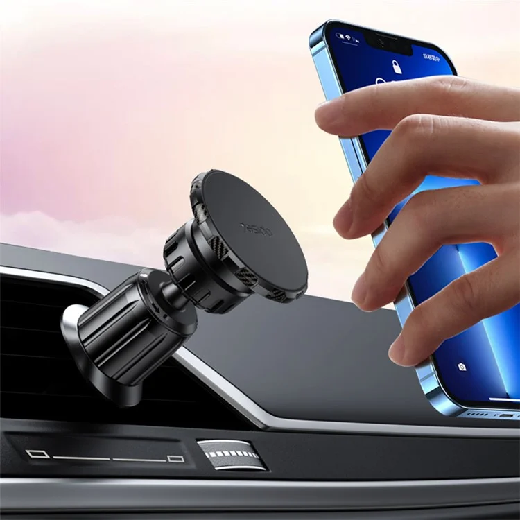 YESIDO C154 Car Air Vent Mount Magnetic Phone Holder 360 Degrees Rotating Cellphone Stand