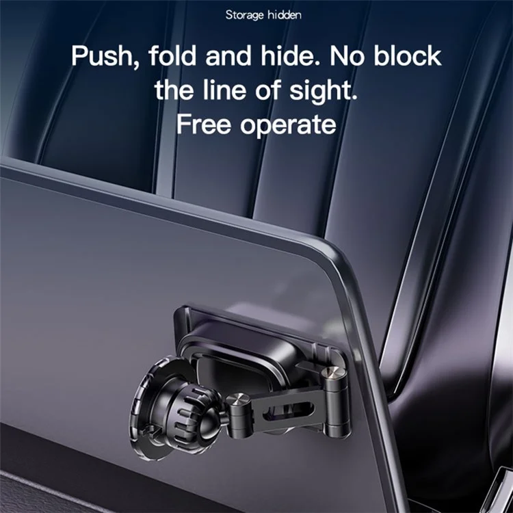 YESIDO C155 Car Magnetic Phone Holder Center Console Suspension Screen Folding Bracket