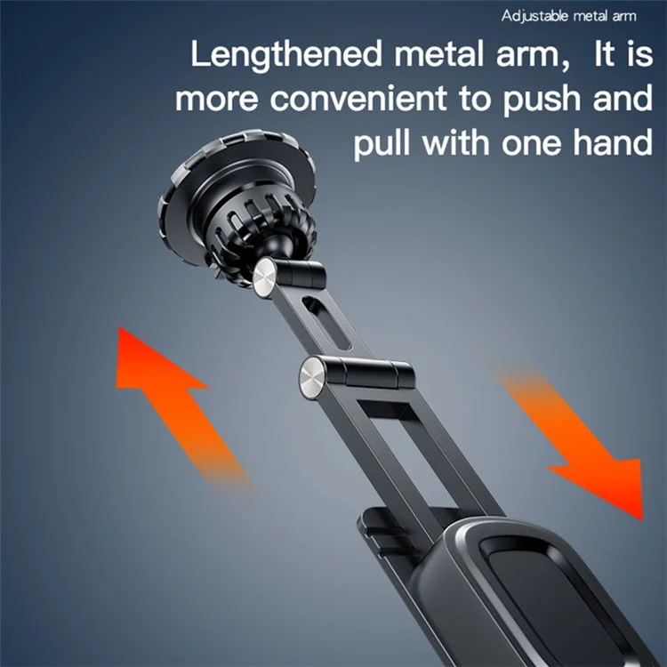 YESIDO C155 Car Magnetic Phone Holder Center Console Suspension Screen Folding Bracket