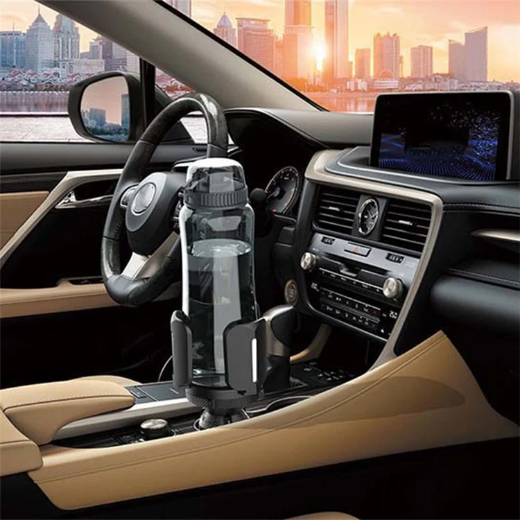 Soporte Portabotellas Desmontable para Coche B14, Soporte de Almacenamiento para Bebidas y Botellas en el Vehículo
