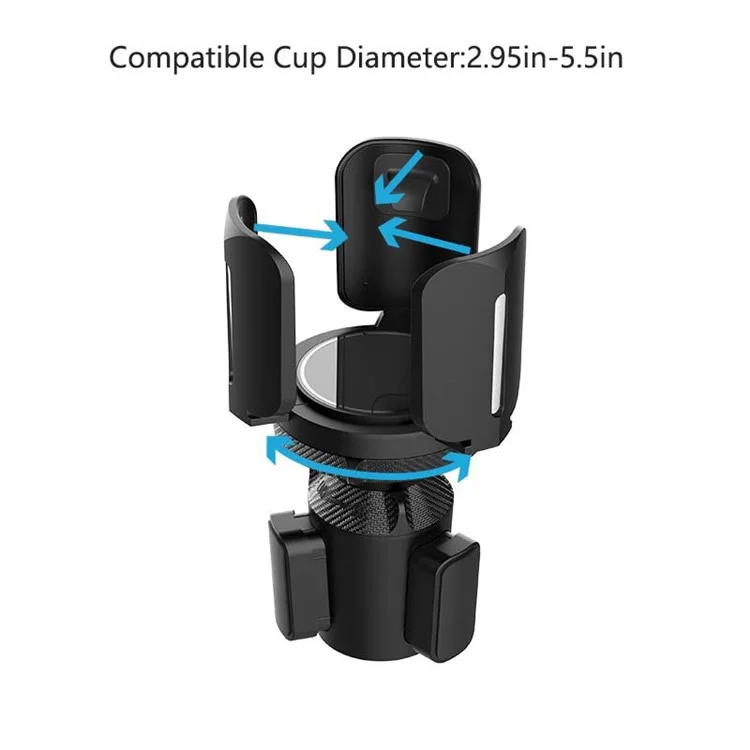 Soporte Portabotellas Desmontable para Coche B14, Soporte de Almacenamiento para Bebidas y Botellas en el Vehículo