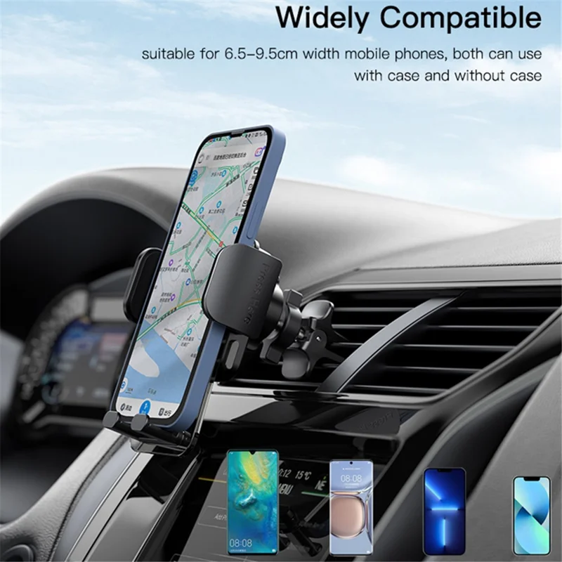 YESIDO C163 Panel Transparente de Salida de Aire Soporte para Móvil de Coche