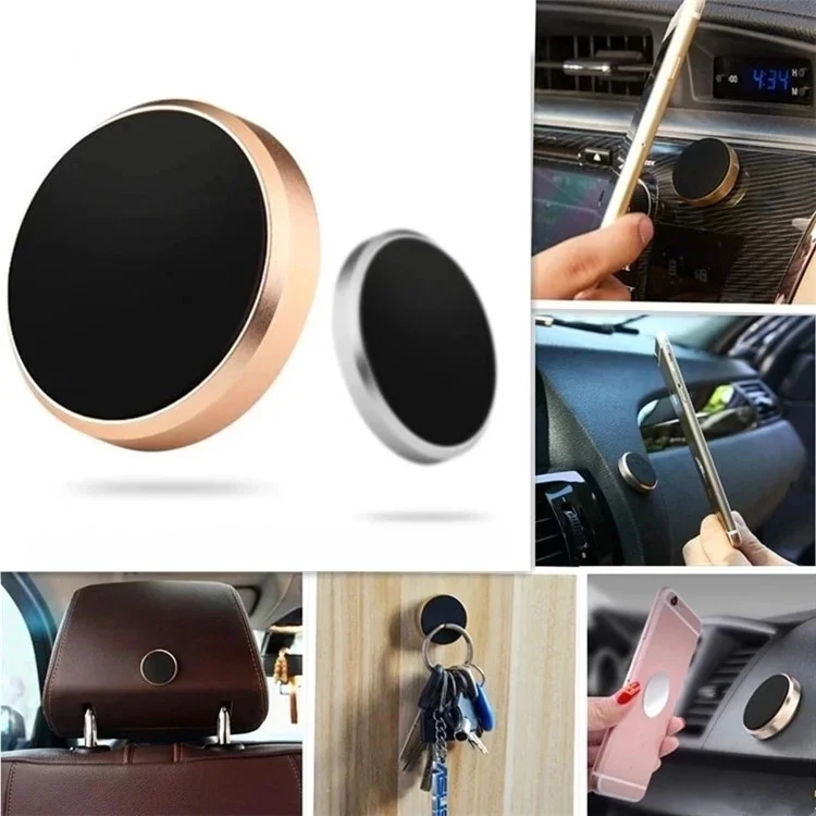 ZHILANG C06 Magnetic Phone Holder Air Vent Phone Mount Stand for Car - Gold