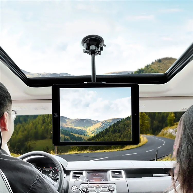 LANPARTE VMA-P1 Car Dashboard Windshield Tablet Mount Holder Adjustable Window Stand for iPad, Cell Phones