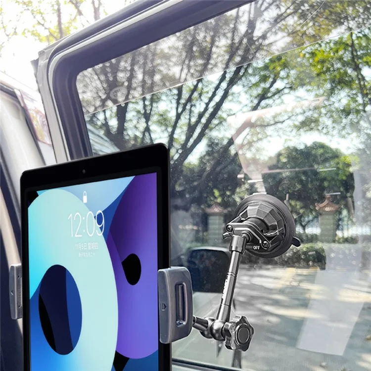 LANPARTE VMA-P1 Car Dashboard Windshield Tablet Mount Holder Adjustable Window Stand for iPad, Cell Phones