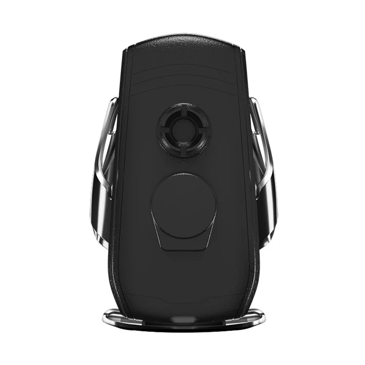 A1 Magnetic Wireless Car Charger Phone Mount Automatic Induction Car Charger Phone Stand - Silver
