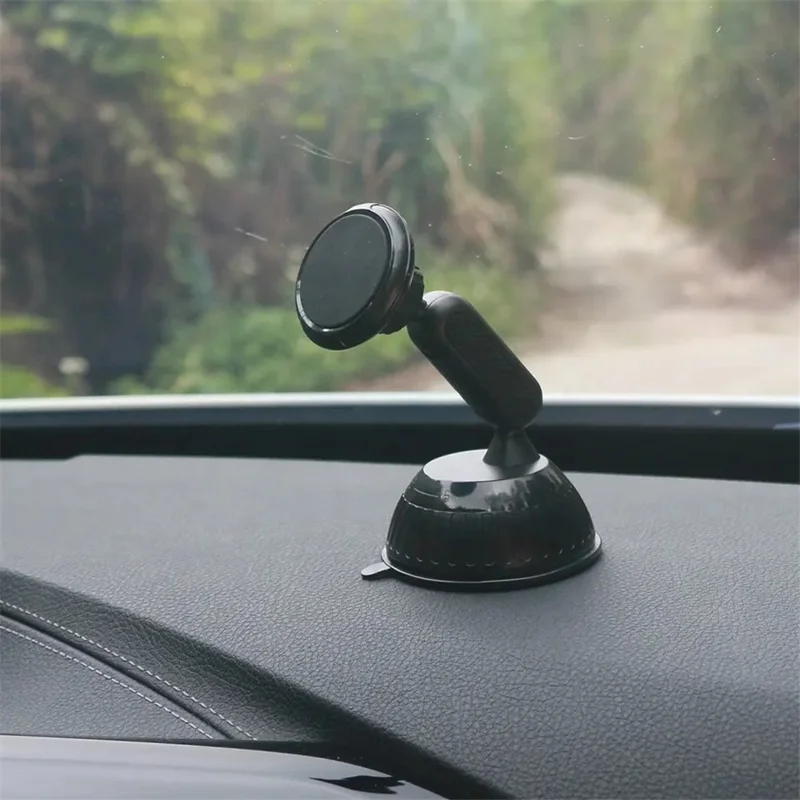 208-C Magnetic Phone Holder Car Windshield Dashboard Suction Cup Adjustable Rotary Cellphone Stand