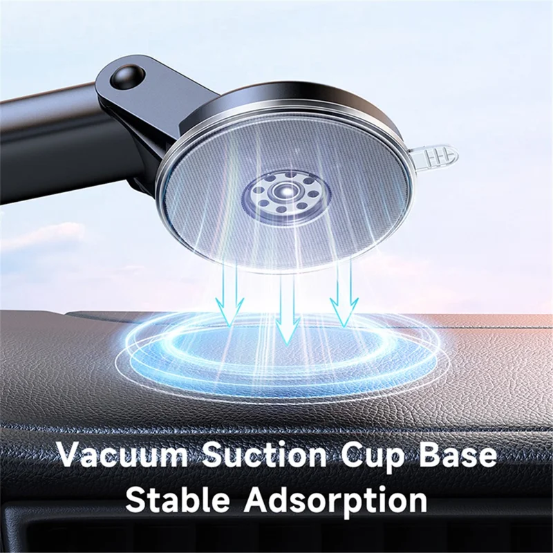 MCDODO CM-4310 MDD Car Dashboard Suction Cup Phone Holder Telescopic Adjustable Tablet Bracket - Black