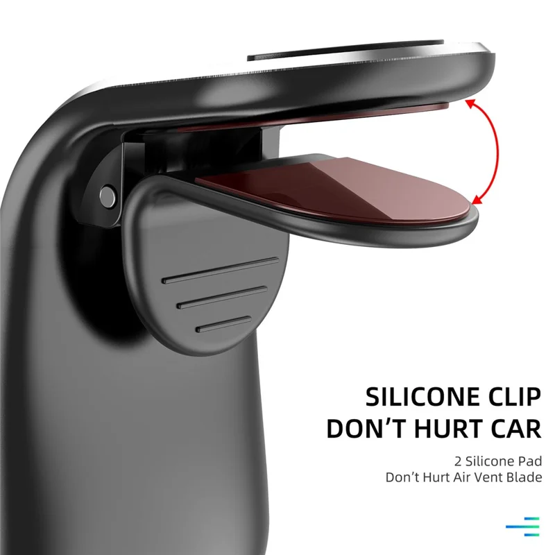UC6916 Air Outlet Magnetic Phone Holder 360 Degree Rotating Car Phone Mount for 3.5-7 inch Mobile Phones