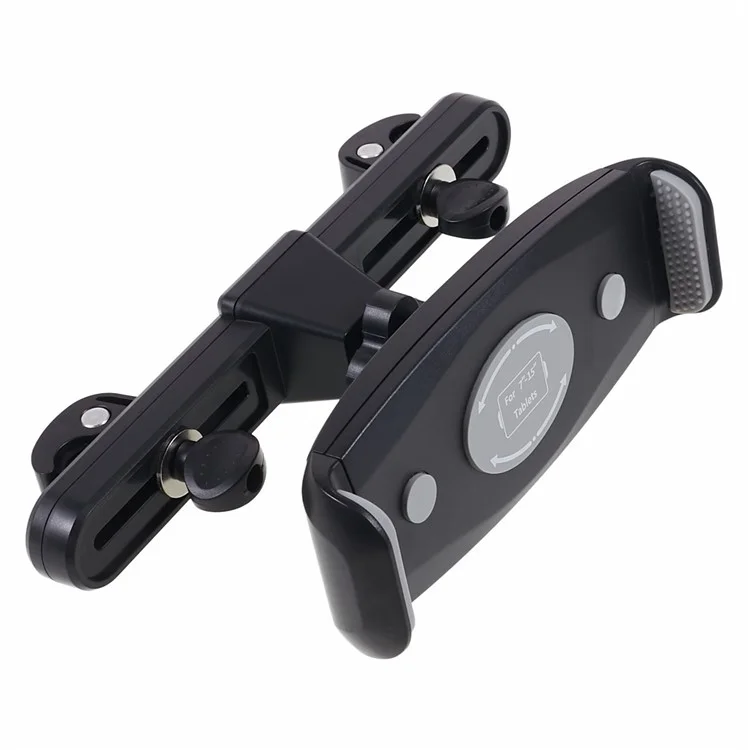H53+C82 Auto Headrest Mount Tablet Holder Car Seat Stand Cradle for 7-15" Tablets