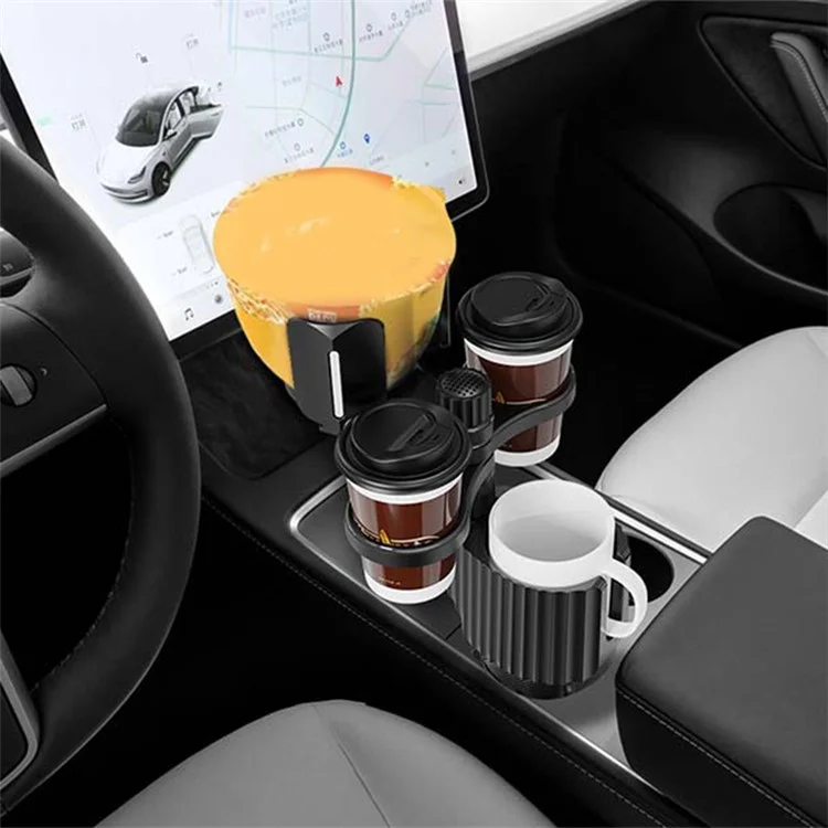 Soporte Multifuncional para Coche A03 para Tazas, Refrigerios, Fideos Instantáneos y Bebidas, Soporte de Accesorios de Interior para Automóvil