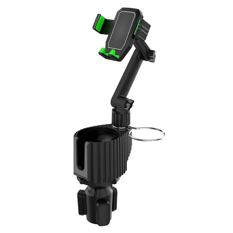 Suporte de Montagem de Telefone Móvel A02 Car Cup Holder Porta-Copo - Verde