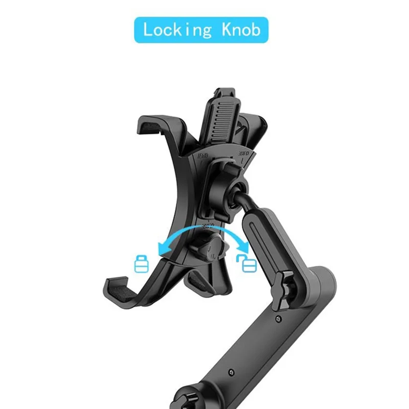 CUP-B17 Car Cup Holder Tablet Mount Universal Long Neck Car Cup Mini PC Holder 2 Shaft Rotating Tablets Car Mount