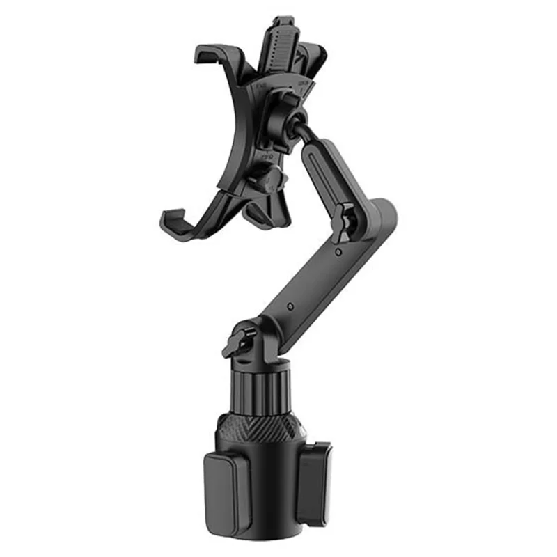 CUP-B17 Car Cup Holder Tablet Mount Universal Long Neck Car Cup Mini PC Holder 2 Shaft Rotating Tablets Car Mount