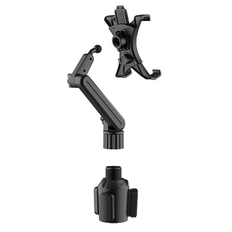CUP-B17 Car Cup Holder Tablet Mount Universal Long Neck Car Cup Mini PC Holder 2 Shaft Rotating Tablets Car Mount