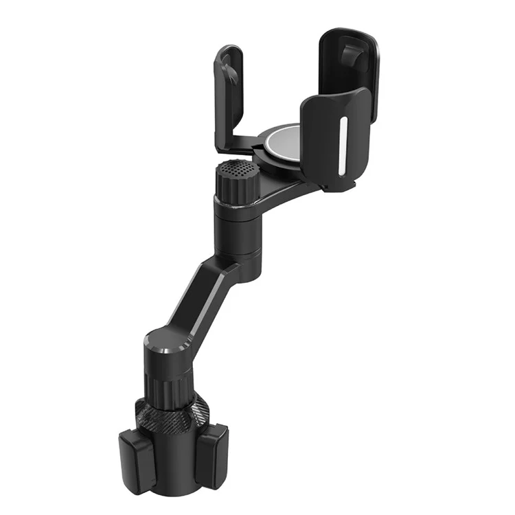 Expansor de Suporte para Copos de Carro D07, Organizador de Suporte para Copos de Carro Ajustável com 3 Clipes para Garrafa de Bebida e Lanche