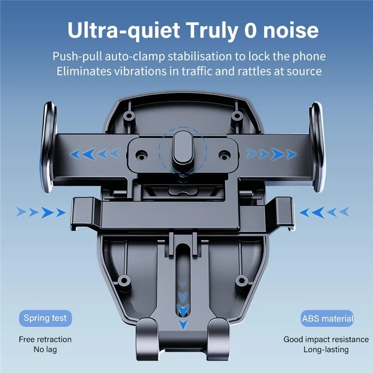 D46+101+K5 Suction Cup Car Center Console Phone Holder Universal Mobile Phone Mount Bracket with Telescopic Arm